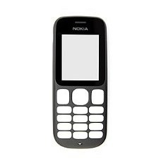 Nokia 100 Frontcover + Display Glas Phantom Black Origineel,