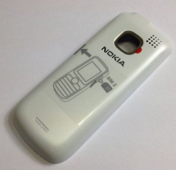 Accu Deksel Cover Nokia C2-00 wit Origineel, Nieuw, €9.95 - 1