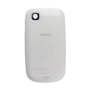 Nokia Asha 200 Accudeksel wit Origineel, Nieuw, €13.50 - 1