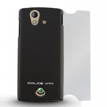 Dolce Vita Back Hard hoesje Sony Ericsson Xperia Ray Black, - 1