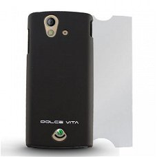 Dolce Vita Back Hard hoesje Sony Ericsson Xperia Ray Black,