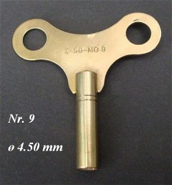 === Klok sleutel = Nr. 9 === 15293