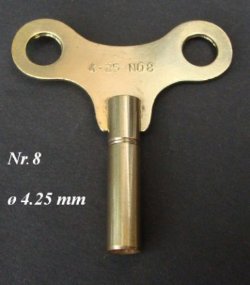 === Klok sleutel = Nr. 8 === 15292