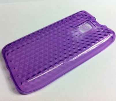 Tpu Silicone hoesje LG Optimus Speed 2X P990 Paars, Nieuw, € - 1