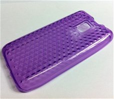 Tpu Silicone hoesje LG Optimus Speed 2X P990 Paars, Nieuw, €