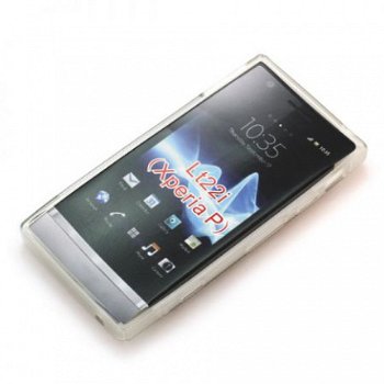 Comutter Silicone hoesje Sony Xperia P Transparant, Nieuw, € - 1