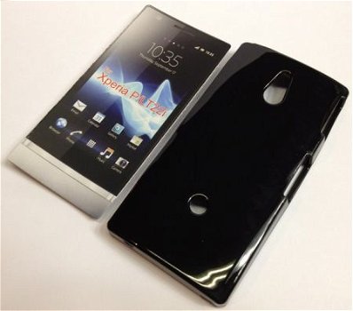 Gel Silicone hoesje Sony Xperia P zwart, Nieuw, €6.99 - 1