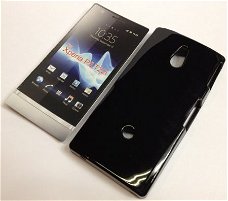 Gel Silicone hoesje Sony Xperia P zwart, Nieuw, €6.99