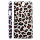 Leopard Pattern Hard Case Hoesje Orange Sony Ericsson Xperia - 1 - Thumbnail
