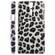 Leopard Pattern Hard Case Hoesje Zwart Sony Ericsson Xperia - 1 - Thumbnail