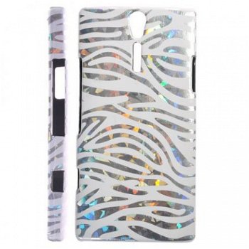 Zebra stripe Hard Case hoesje Sony Xperia S wit, Nieuw, €7.9 - 1