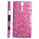 Zebra stripe Hard Case hoesje Sony Xperia S pink, Nieuw, €7. - 1 - Thumbnail