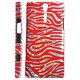 Zebra stripe Hard Case hoesje Sony Xperia S rood, Nieuw, €7. - 1 - Thumbnail