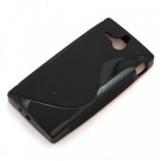 Comutter Silicone hoesje Sony Xperia U zwart, Nieuw, €6.99