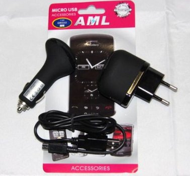 3in1 Kit Autolader Lader & USB kabel Sony, Nieuw, €9.00 - 1