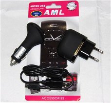 3in1 Kit Autolader Lader & USB kabel Sony, Nieuw, €9.00