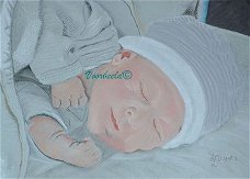 Pasteltekening YML "Baby" 29-08-2012