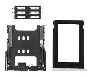 Apple iPhone 3GS SIM Kaart Set Wit (3-delig), Nieuw, €17.95 - 1