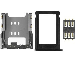 Apple iPhone 3GS SIM Kaart Set Zwart (3-delig), Nieuw, €14.9 - 1
