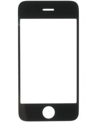 Apple iPhone 3G/ 3GS Display Glas Zwart, Nieuw, €14.95