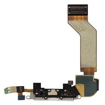 Apple iPhone 4S Systeem Connector Wit met Flex Kabel, Nieuw, - 1