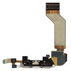 Apple iPhone 4S Systeem Connector Wit met Flex Kabel, Nieuw,