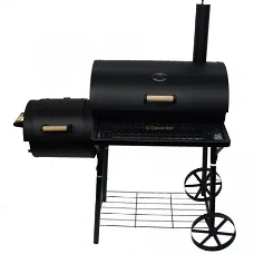 Grote 16 inch Oklahoma Smoker bbq indirect koken