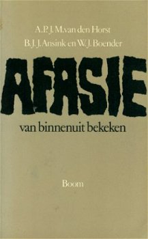 Horst / Ansink / Boender; Afasie van binnenuit bekeken - 1