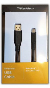 BlackBerry Data Kabel MiniUSB (ASY-06610-201), Nieuw, €12.95 - 1