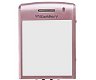 BlackBerry 9100 Pearl/9105 Pearl 3G Display Glas Pink, Nieuw - 1 - Thumbnail