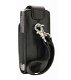 BlackBerry Leder Beschermtasje Zwart met Polsbandje (HDW-127 - 1 - Thumbnail