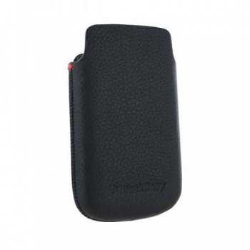 BlackBerry Leder Beschermtasje Pocket Zwart (ACC-32838-201), - 1