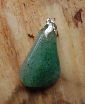 Groene Aventurijn Aventurine Hangertje pendant JS-TR-9 - 1