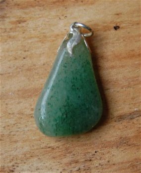 Groene Aventurijn Aventurine Hangertje pendant JS-TR-9 - 1