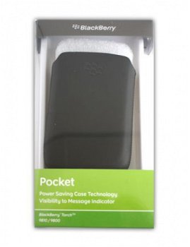 BlackBerry Lederen Pouch Zwart (ACC-32836-201), Nieuw, €14.9 - 1
