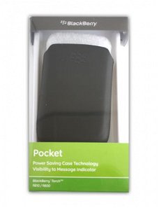 BlackBerry Lederen Pouch Zwart (ACC-32836-201), Nieuw, €14.9