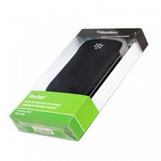 BlackBerry 9900/ 9930 Lederen Pouch Zwart (ACC-38857-201), N