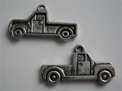bedeltje/charm vervoer:auto 4 truck - 26x15 mm - 1