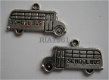 bedeltje/charm vervoer:schoolbus - 23 mm - 1 - Thumbnail