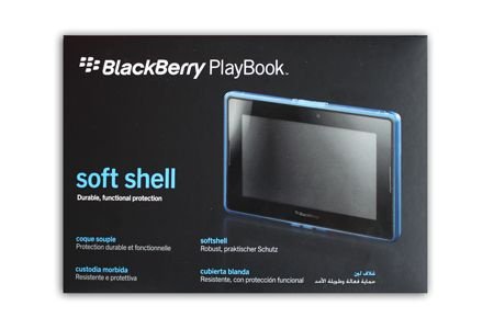 BlackBerry Silicon Soft Shell Blauw (ACC-39316-203), Nieuw, - 1