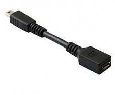 BlackBerry Adapter MicroUSB naar MiniUSB (ASY-18686-004), Ni