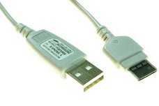 Samsung USB Data Kabel PCB200BSE Grijs, Nieuw, €9.95