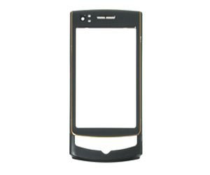 Samsung GT-S8300 Ultra Touch Frontcover Zwart/Goud zonder Di - 1