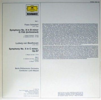 LP - Beethoven, Schubert - 1