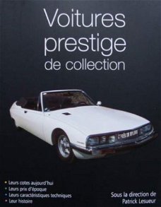 Boek : Voitures prestige de collection