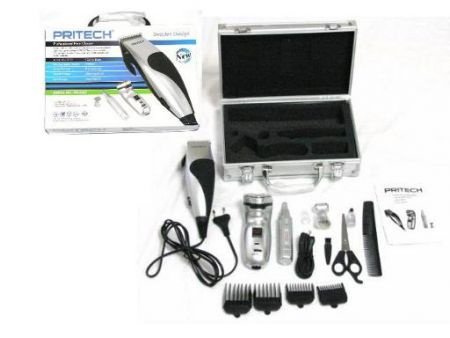 Pritech PR-2405 Tondeuse, Shaver, Nose Trimmers Set, Nieuw, - 1