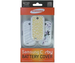 Samsung S3650 Corby Accudeksel Set Minimal Wit (3 Stuks), Ni - 1