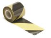 Afzetlint Geel zwart 100mtr 80mm breed - 1 - Thumbnail