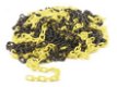 Plastic afzetketting geel zwart gekleurde kunststof ketting 25 - 1 - Thumbnail