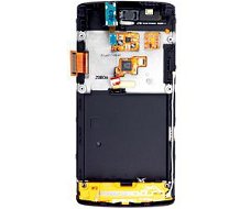 Samsung GT-i9010 Galaxy S Frontcover met Display Unit Zwart,